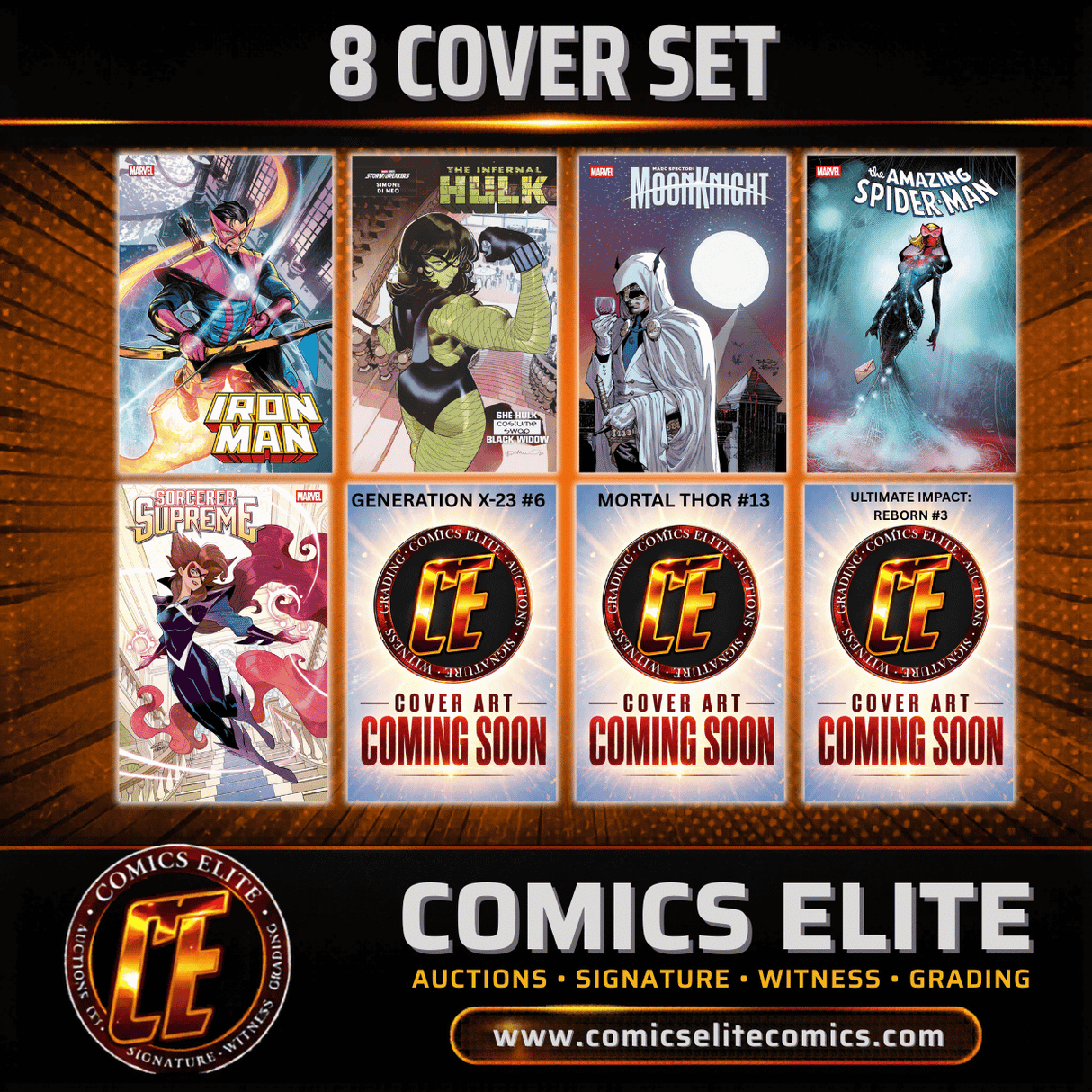 HELLFIRE COSTUME SWAP - 8 COVER SET - (RELEASE: 7/29/26)