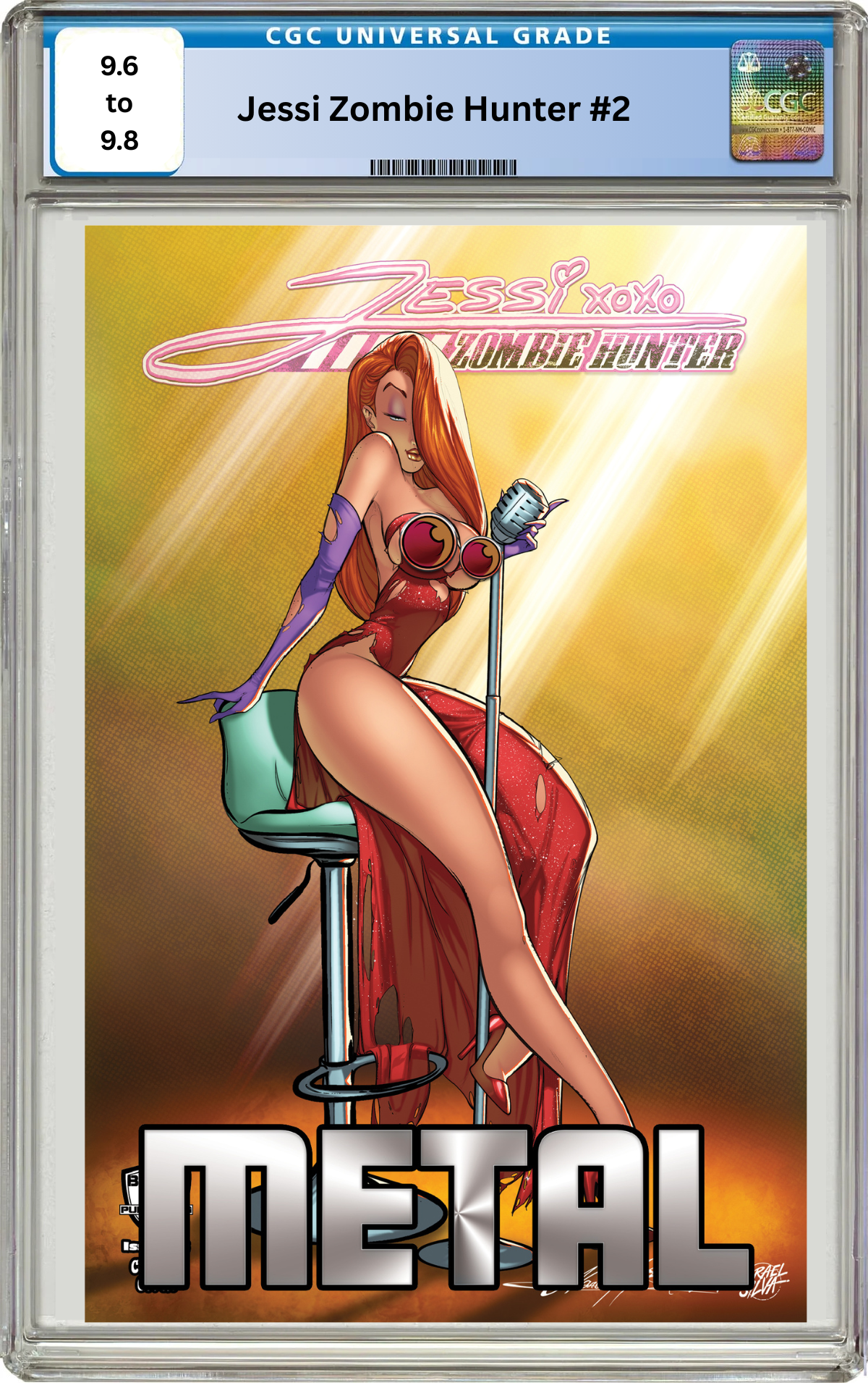 JESSI ZOMBIE HUNTER #2 - NARCELIO SOUSA - "VOXY LADY" - TRADE NAUGHTY METAL