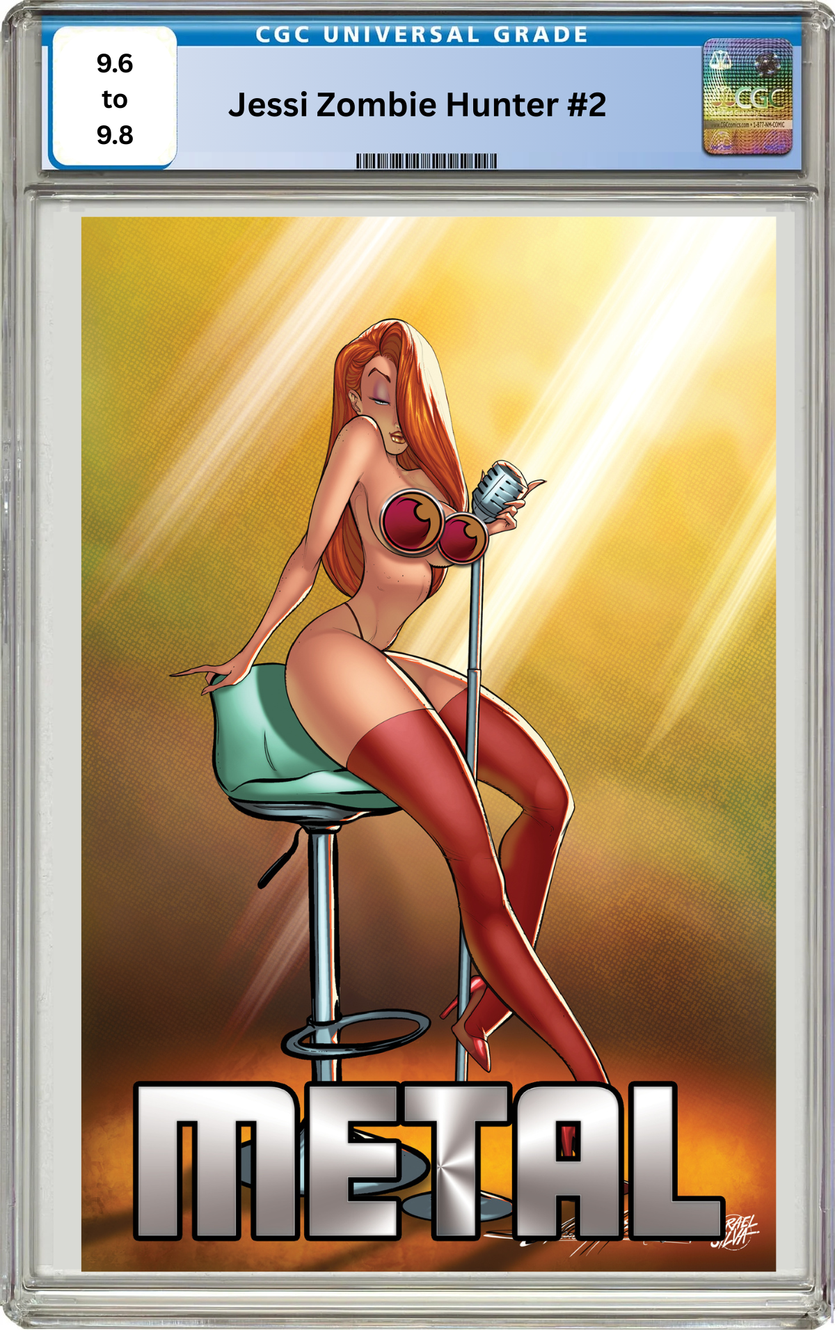 JESSI ZOMBIE HUNTER #2 - NARCELIO SOUSA - "VOXY LADY" - VIRGIN NAUGHTY METAL