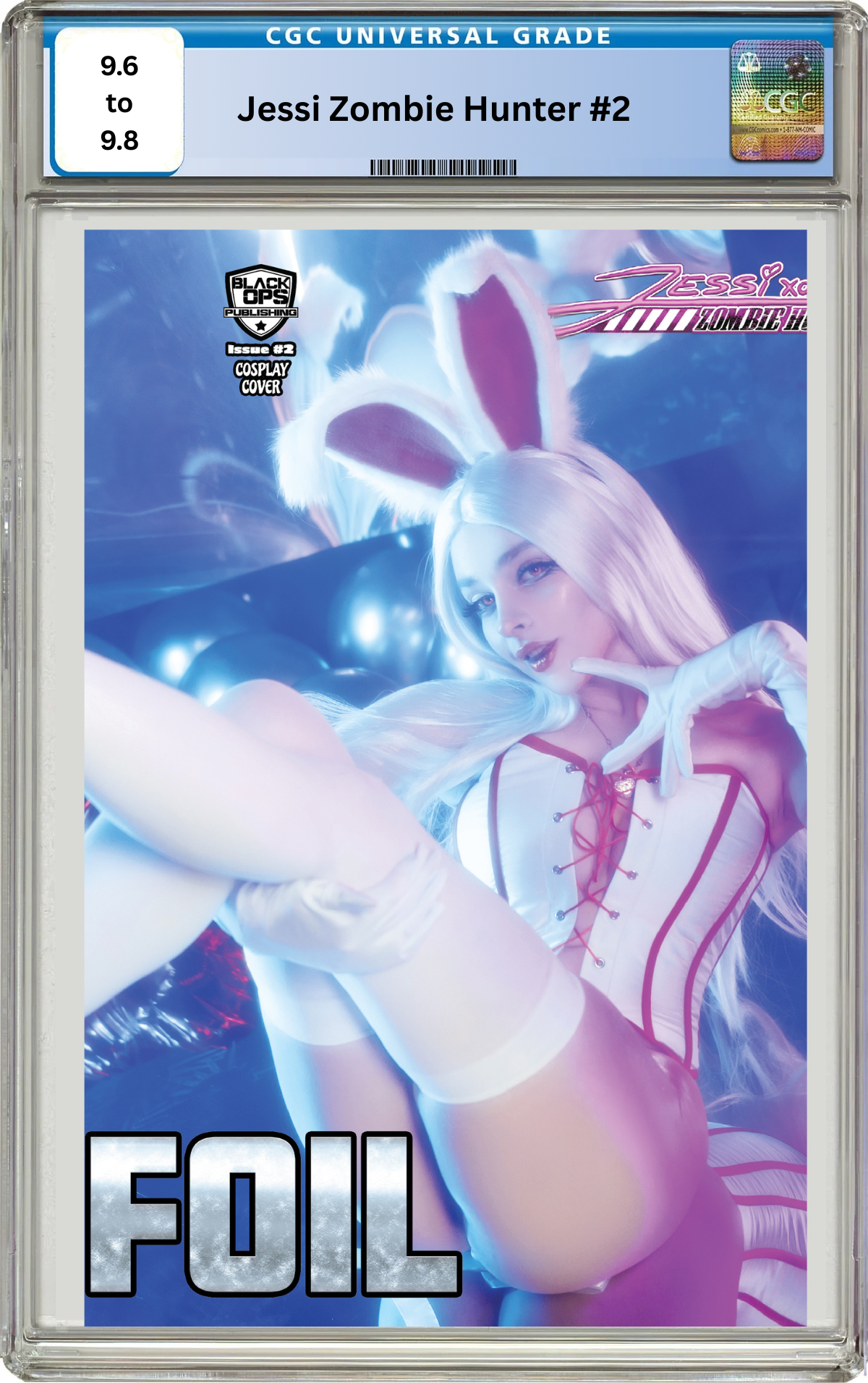 JESSI ZOMBIE HUNTER #2 - DARIA HIME COSPLAY - "COTTONTAIL" - TRADE NICE WRAP FOIL