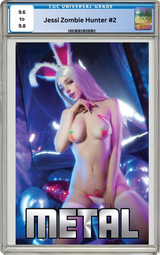 JESSI ZOMBIE HUNTER #2 - DARIA HIME COSPLAY - "COTTONTAIL" - PASTIES METAL