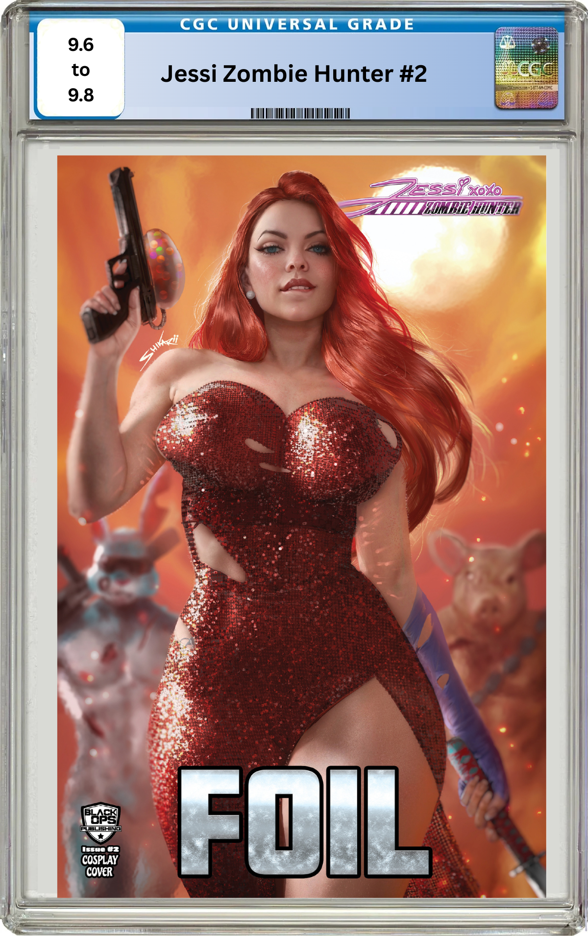 JESSI ZOMBIE HUNTER #2 - SHIKARII - "PISTOL" - TRADE NICE FOIL