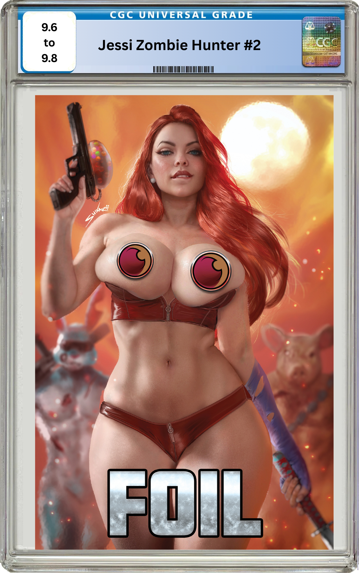 JESSI ZOMBIE HUNTER #2 - SHIKARII - "PISTOL" - NAUGHTY FOIL