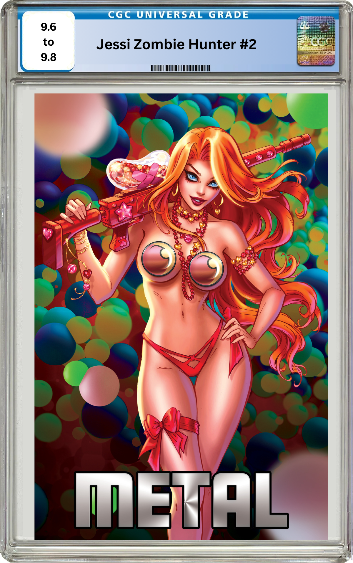 JESSI ZOMBIE HUNTER #2 - DAWN MCTEIGUE - "BATTLE READY" - SPECIAL METAL - LTD 15