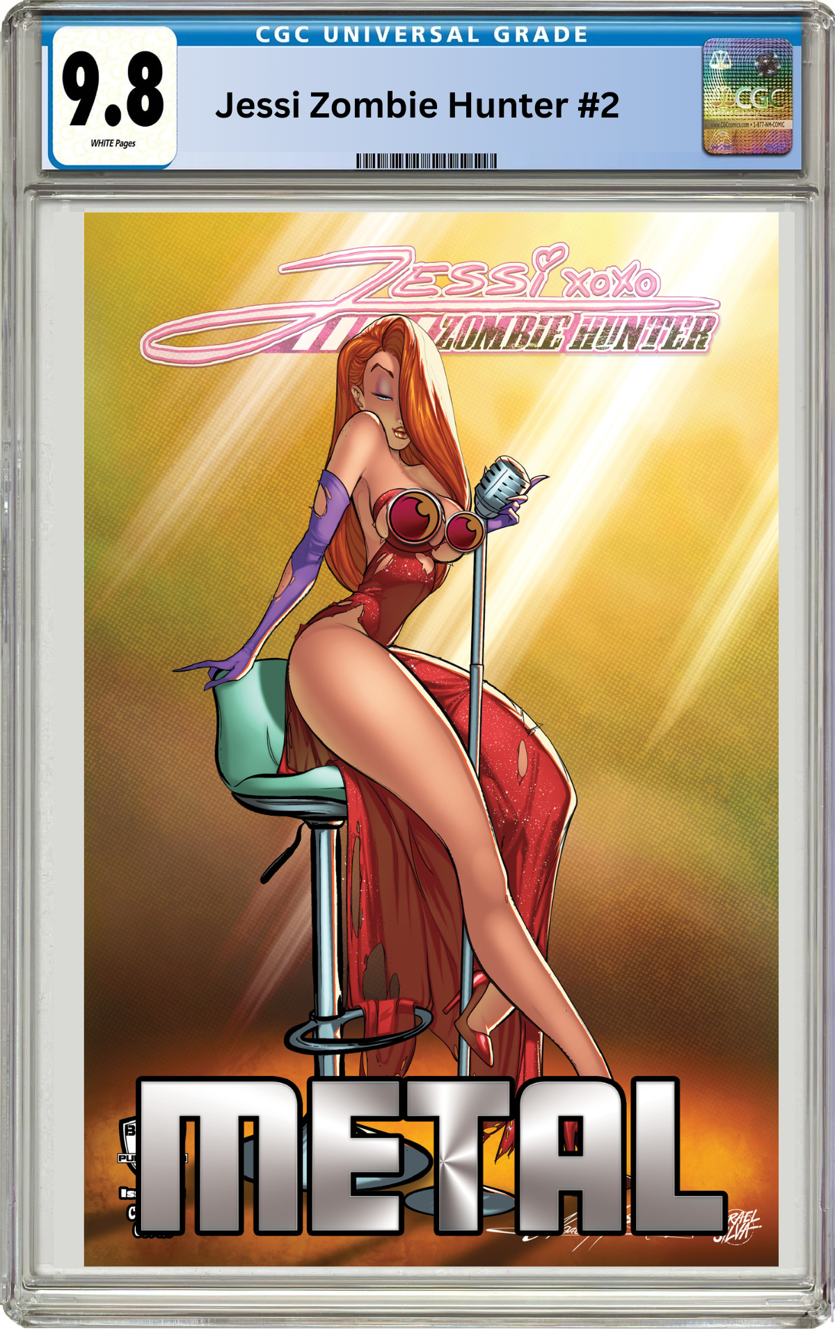 JESSI ZOMBIE HUNTER #2 - NARCELIO SOUSA - "VOXY LADY" - TRADE NAUGHTY METAL