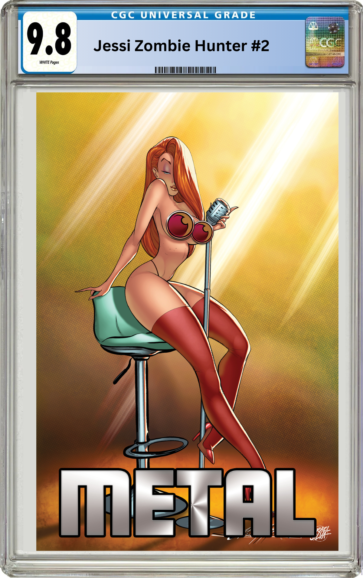 JESSI ZOMBIE HUNTER #2 - NARCELIO SOUSA - "VOXY LADY" - VIRGIN NAUGHTY METAL