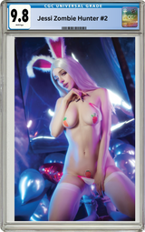 JESSI ZOMBIE HUNTER #2 - DARIA HIME COSPLAY - "COTTONTAIL" - PASTIES