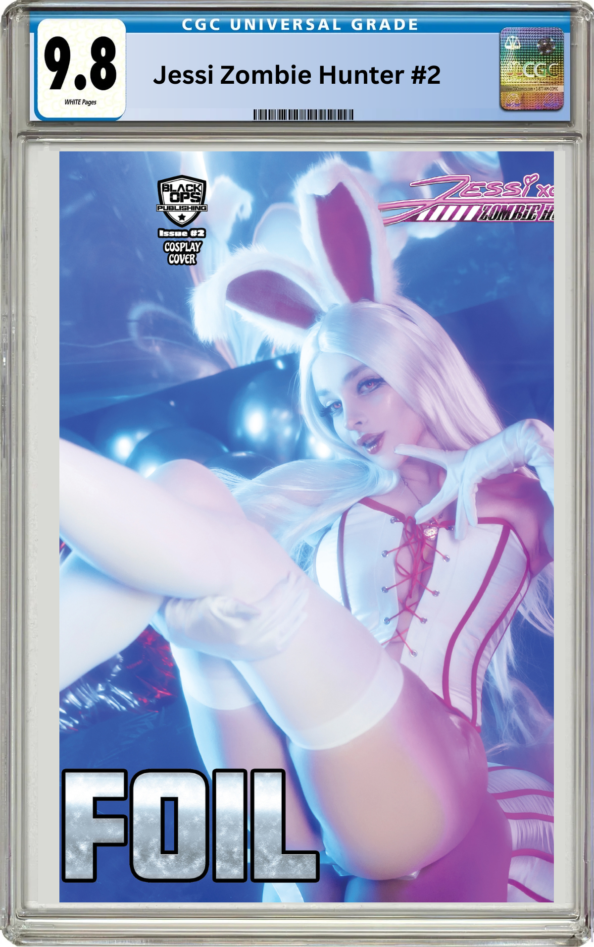 JESSI ZOMBIE HUNTER #2 - DARIA HIME COSPLAY - "COTTONTAIL" - TRADE NICE WRAP FOIL