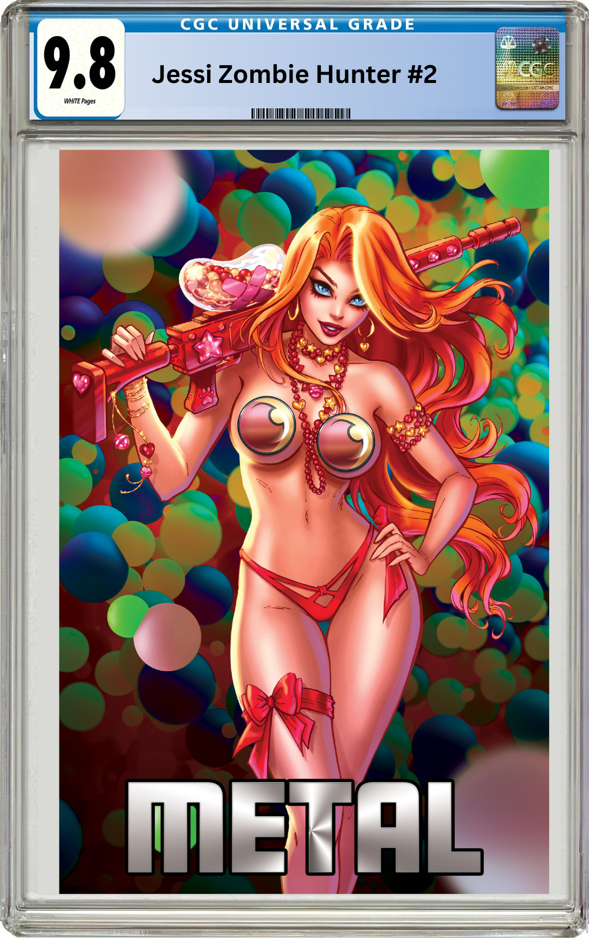 JESSI ZOMBIE HUNTER #2 - DAWN MCTEIGUE - "BATTLE READY" - SPECIAL METAL - LTD 15