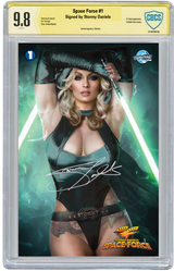 STORMY DANIELS: SPACE FORCE #1 - SHIKARII - NICE BLACK ROBE