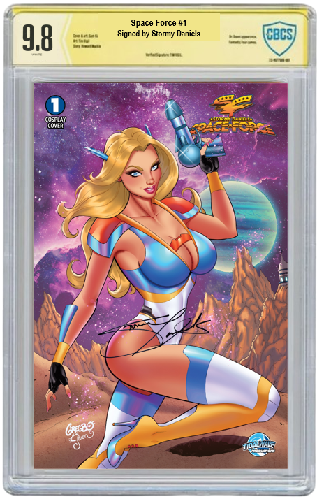 STORMY DANIELS: SPACE FORCE #1 - GREGBO MAIN - NICE - LTD 500