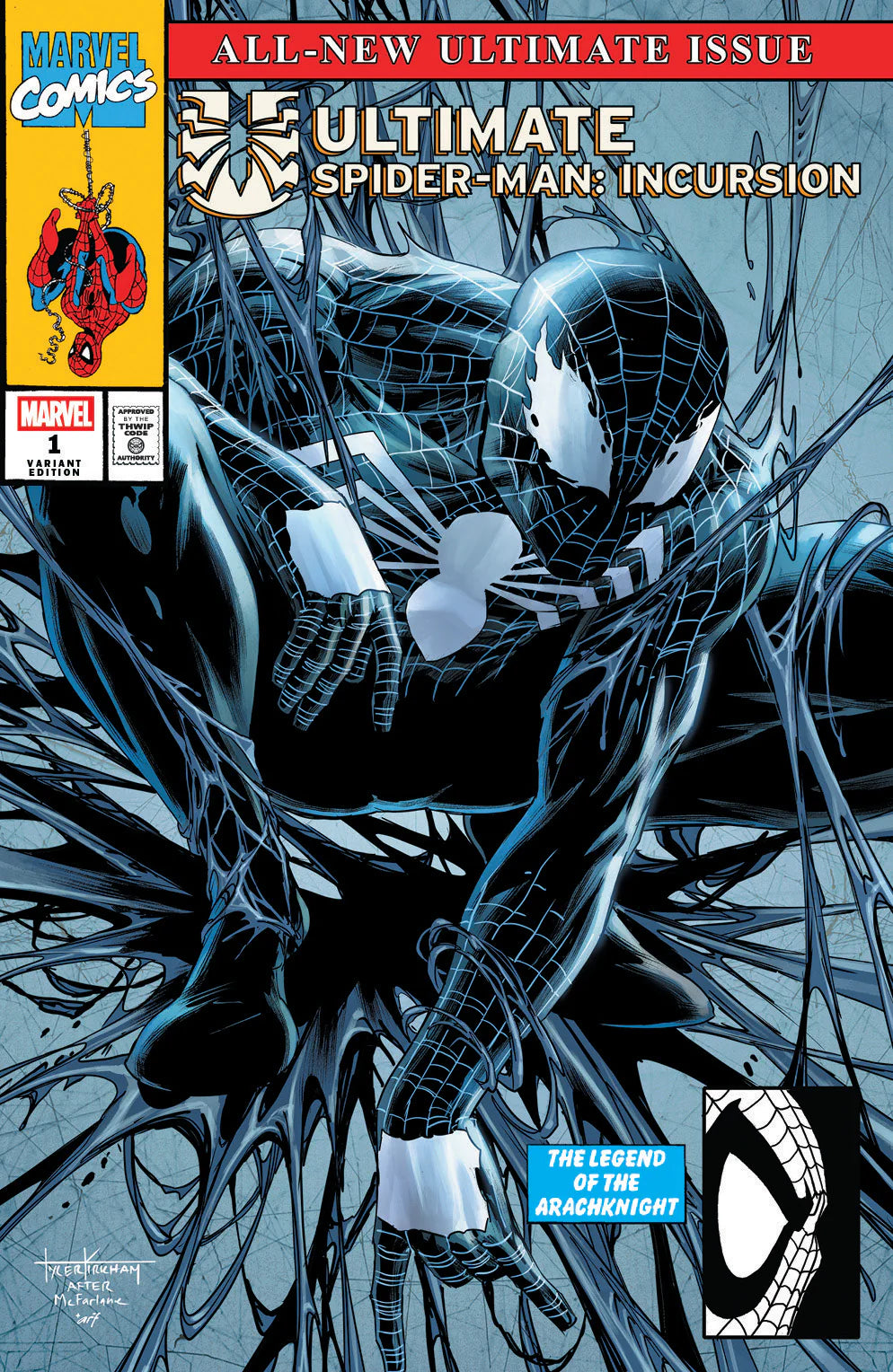 ULTIMATE SPIDER-MAN INCURSION #1 TYLER KIRKHAM - TRADE DRESS - LTD 3000