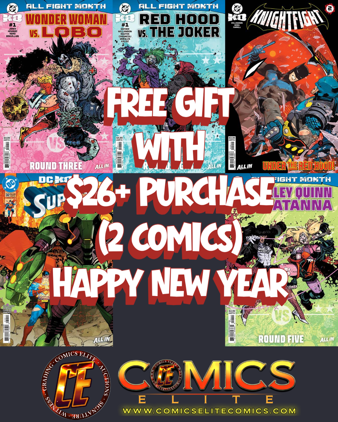 FREE GIFT – DC KO VARIANT BUNDLE (2 COMICS)
