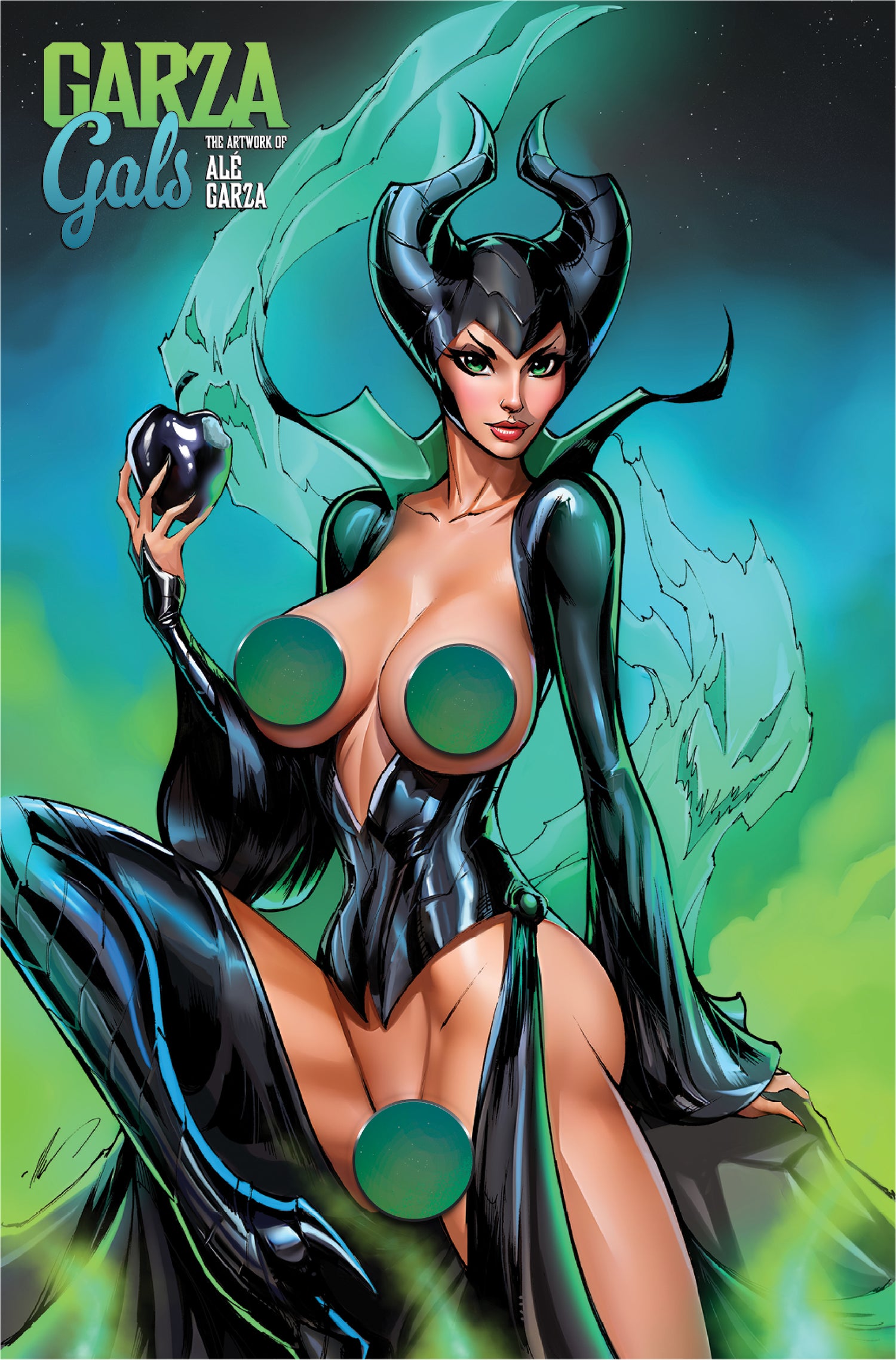 Garza Gals - The Artwork of Ale Garza - "Melefica" Minimal Trade Full Naughty LTD 100