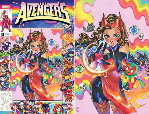 AVENGERS #1 RIAN GONZALES EXCLUSIVE - TRADE DRESS & VIRGIN SET