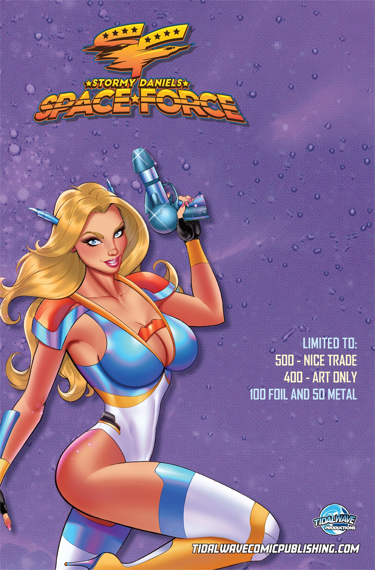 STORMY DANIELS: SPACE FORCE #1 - GREGBO VIRGIN - NICE - LTD 400