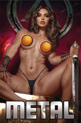 BORN OF BLOOD #4 SHIKARII "SPARTAN" - KICKSTARTER - NAUGHTY BIKINI METAL