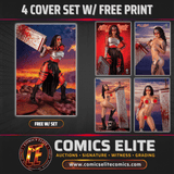 MOTLEY MONROE: COSPLAY SHOWCASE - "EXILED" - 4 COVER SET W/ FREE MINI PRINT