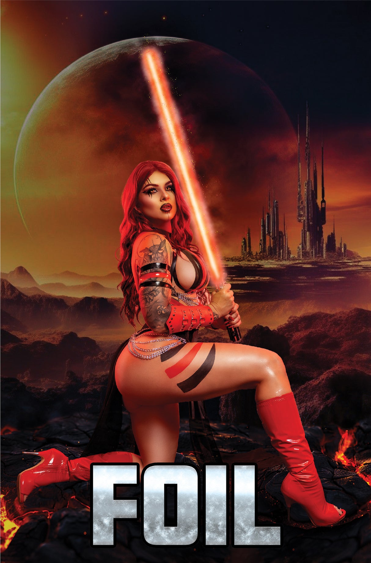 MOTLEY MONROE: COSPLAY SHOWCASE - REVENGE OF THE SIXTH - LEGS - SPOT FOIL - LTD 3