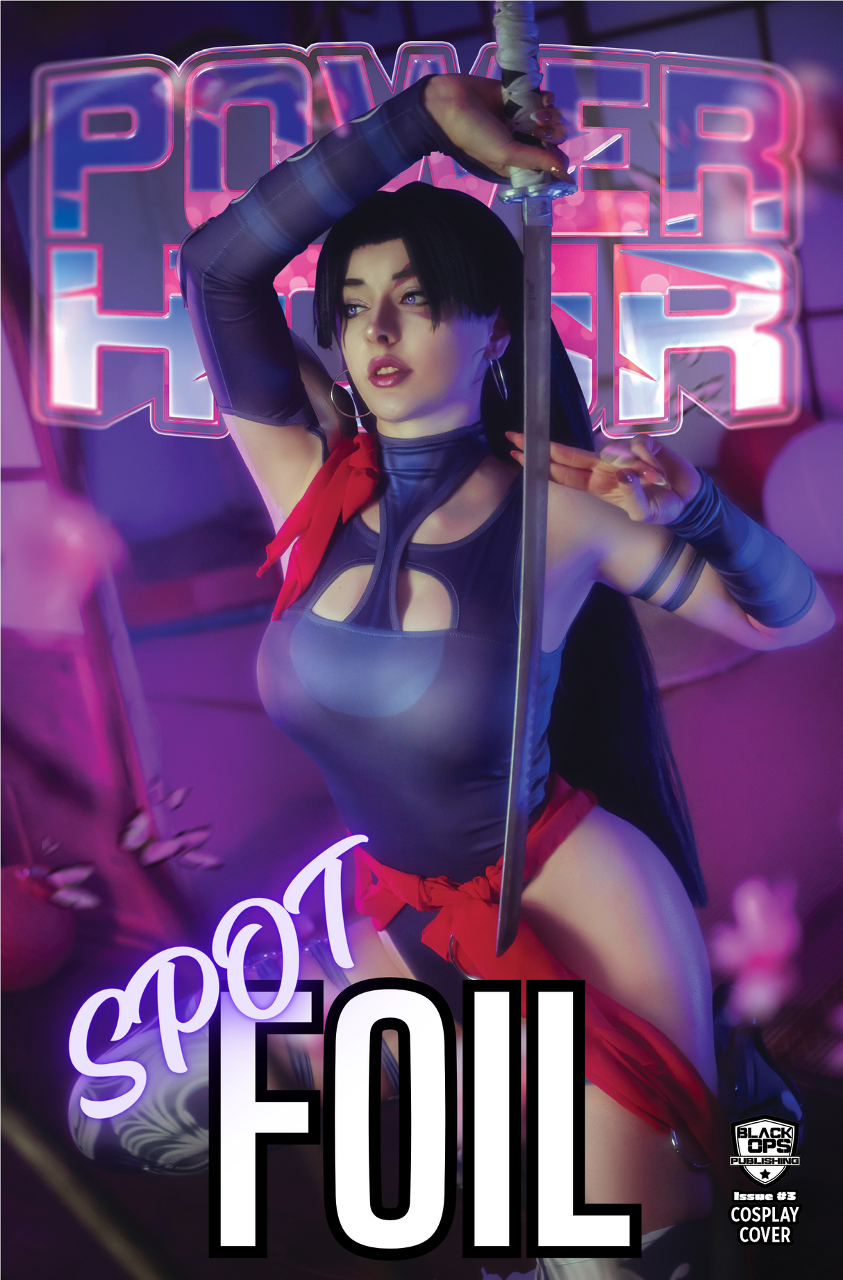 POWER HOUR #3 DARIA HIME "NINJA" COSPLAY - TRADE NICE SPOT FOIL - LTD 25