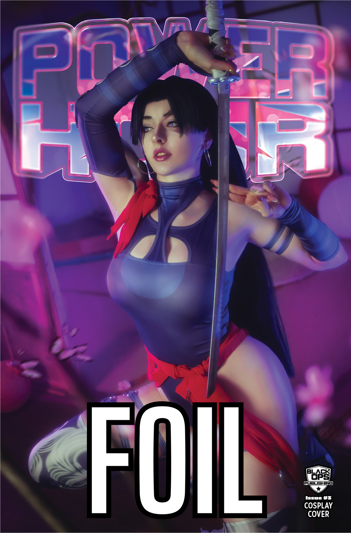 POWER HOUR #3 DARIA HIME "NINJA" COSPLAY - TRADE NICE FOIL
