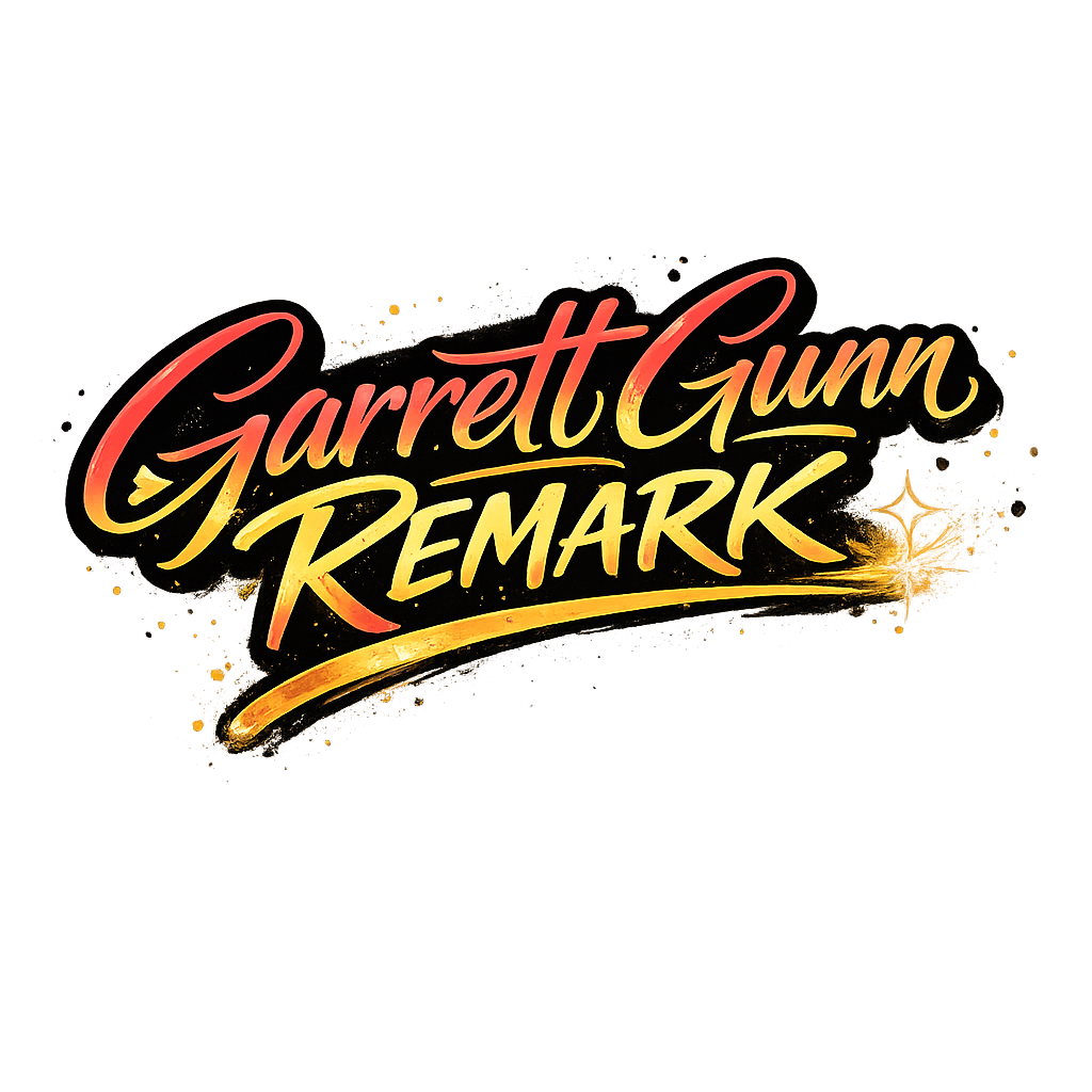 GARRETT GUNN REMARK W/ COA