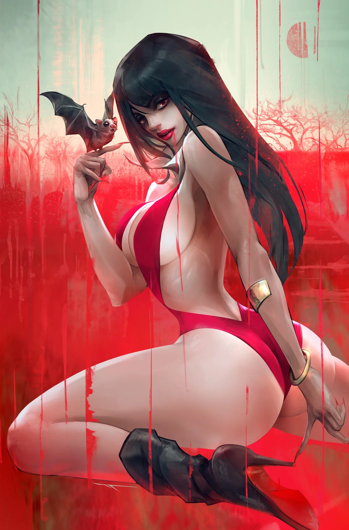 VAMPIRELLA #5 IVAN TAO - VIRGIN & VIRGIN MOON - SET OF 2