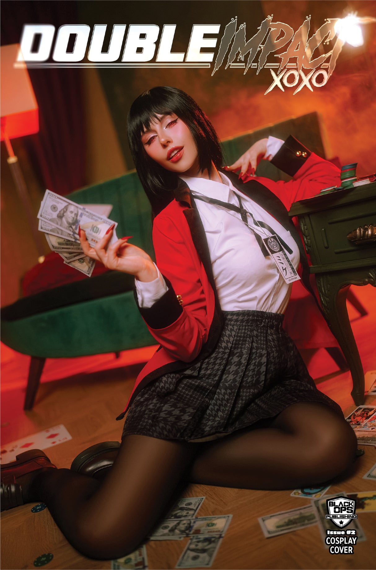 DOUBLE IMPACT #2 YUNOGANA COSPLAY - "GAMBLER" - TRADE NICE