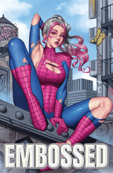 MISS MEOW #4 DRAVACUS - "SPIDER" - BATTLE DAMAGED - EMBOSSED - LTD 20