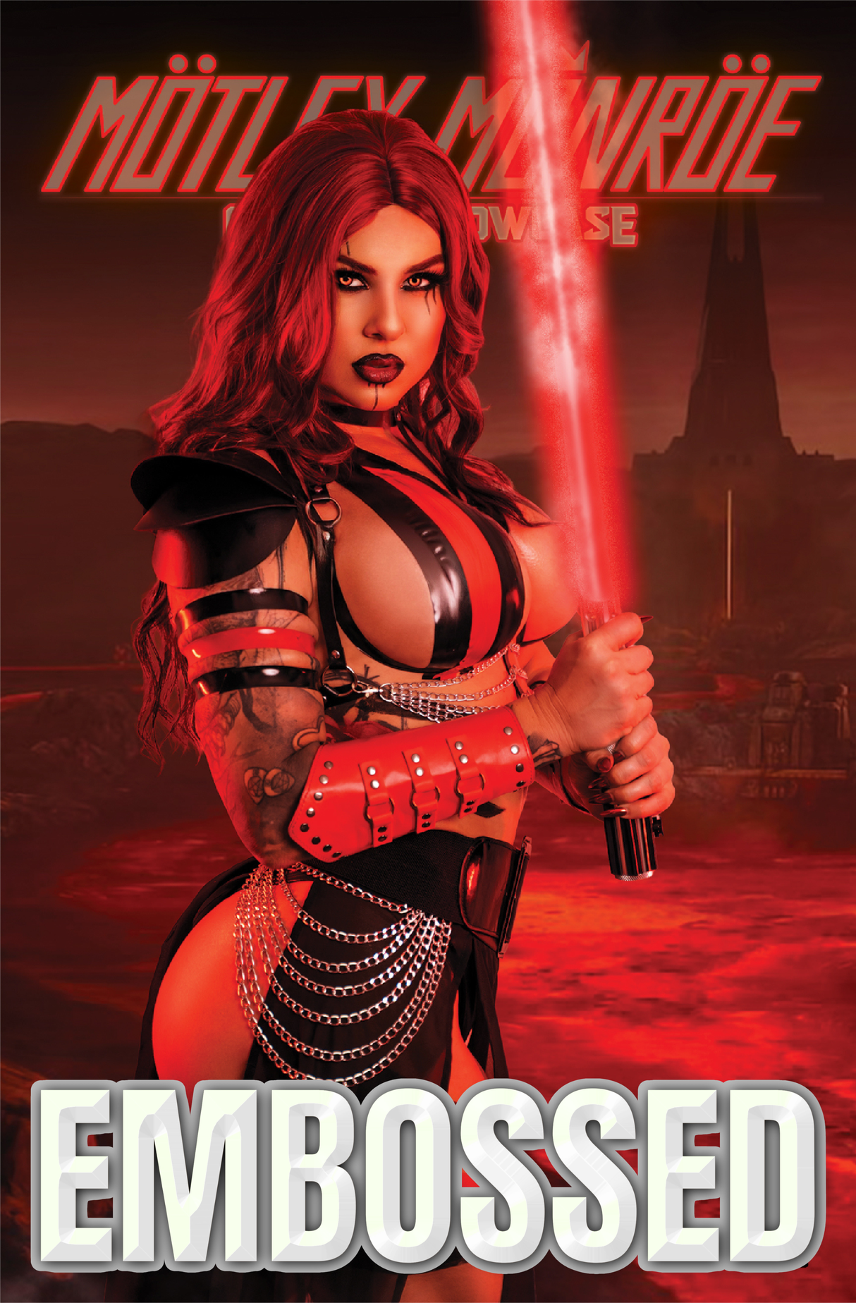 MOTLEY MONROE: COSPLAY SHOWCASE - REVENGE OF THE SIXTH - TRADE NICE - EMBOSSED - LTD 3