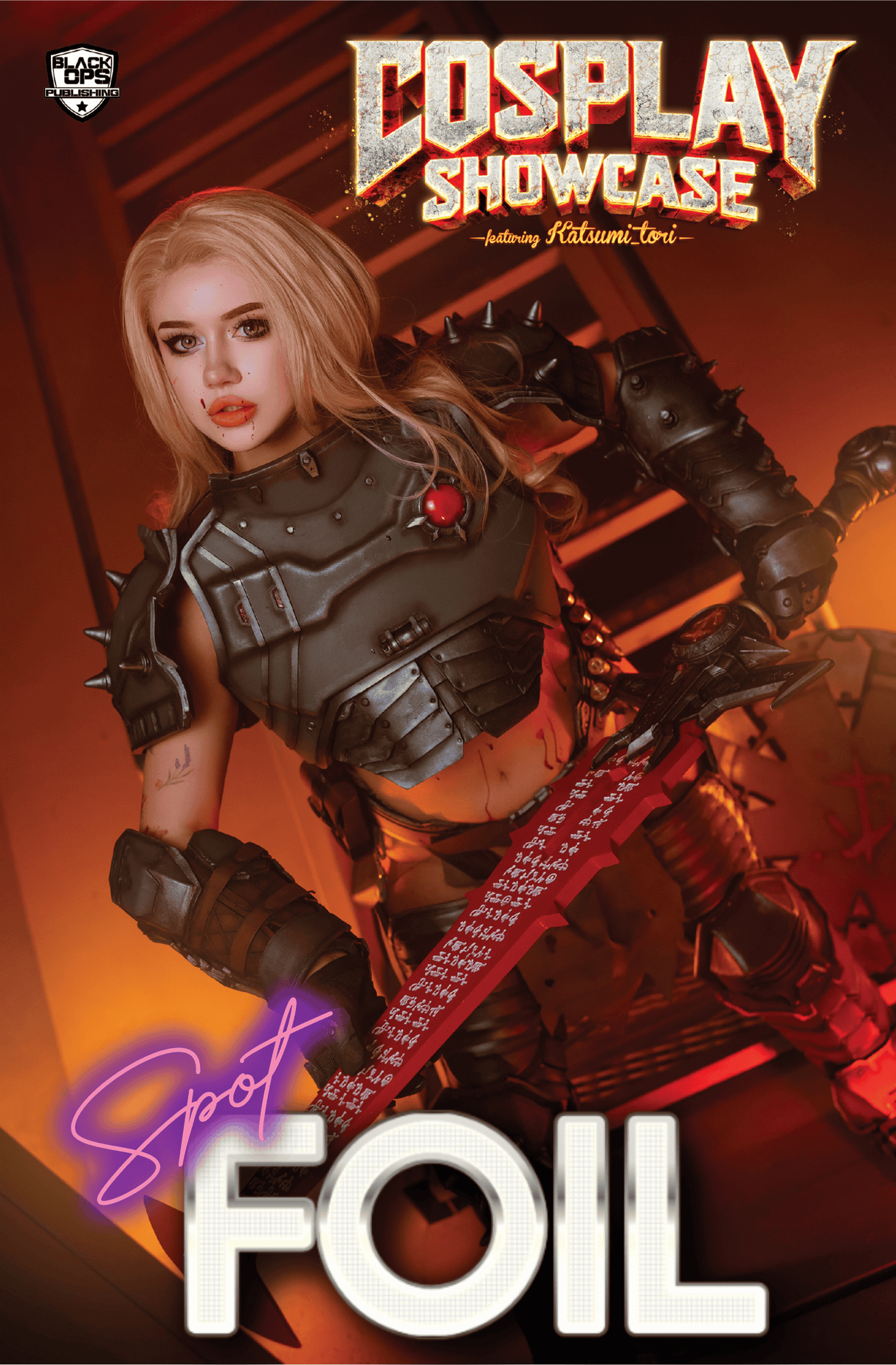 COSPLAY SHOWCASE: KATSUMI TORI - "DOOM GUY" - TRADE NICE - SPOT FOIL - LTD 10