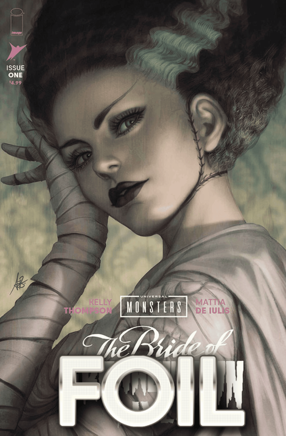 UNIVERSAL MONSTERS THE BRIDE OF FRANKENSTEIN LIVES #1 - CVR J - ARTGERM - FOIL (RELEASE: 10/28/26)