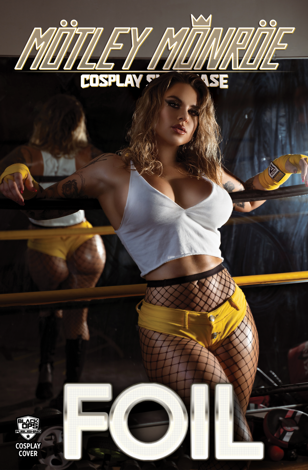 MOTLEY MONROE: COSPLAY SHOWCASE - "BOXER" - TRADE NICE - SPOT FOIL - LTD 3