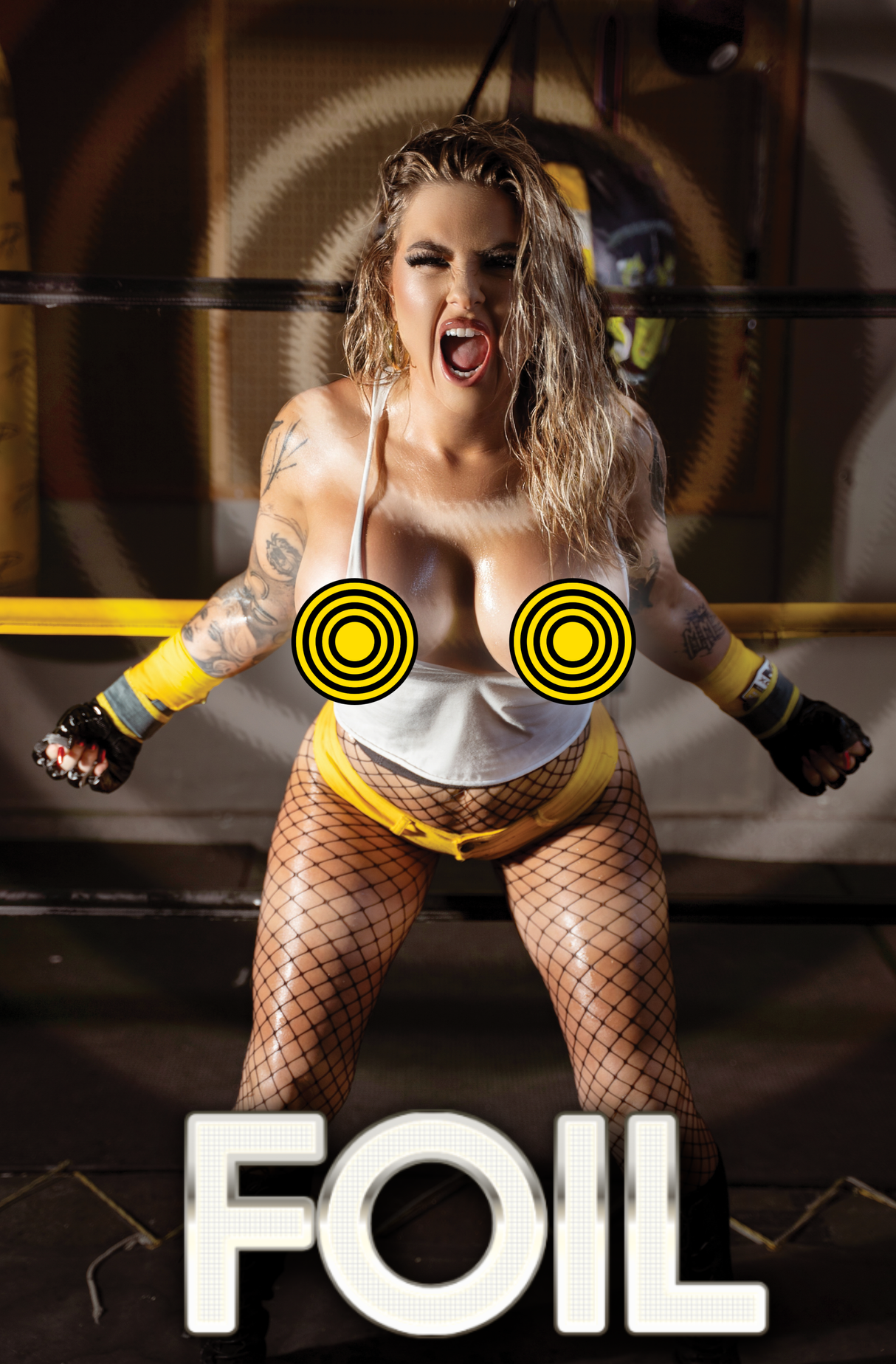 MOTLEY MONROE: COSPLAY SHOWCASE - "BOXER" - NAUGHTY POWER - SPOT FOIL - LTD 3