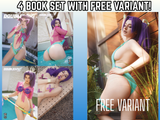 DOUBLE IMPACT #2 DARIA HIME COSPLAY - "PINK NINJA" - 4 COVER SET W/ FREE VARIANT