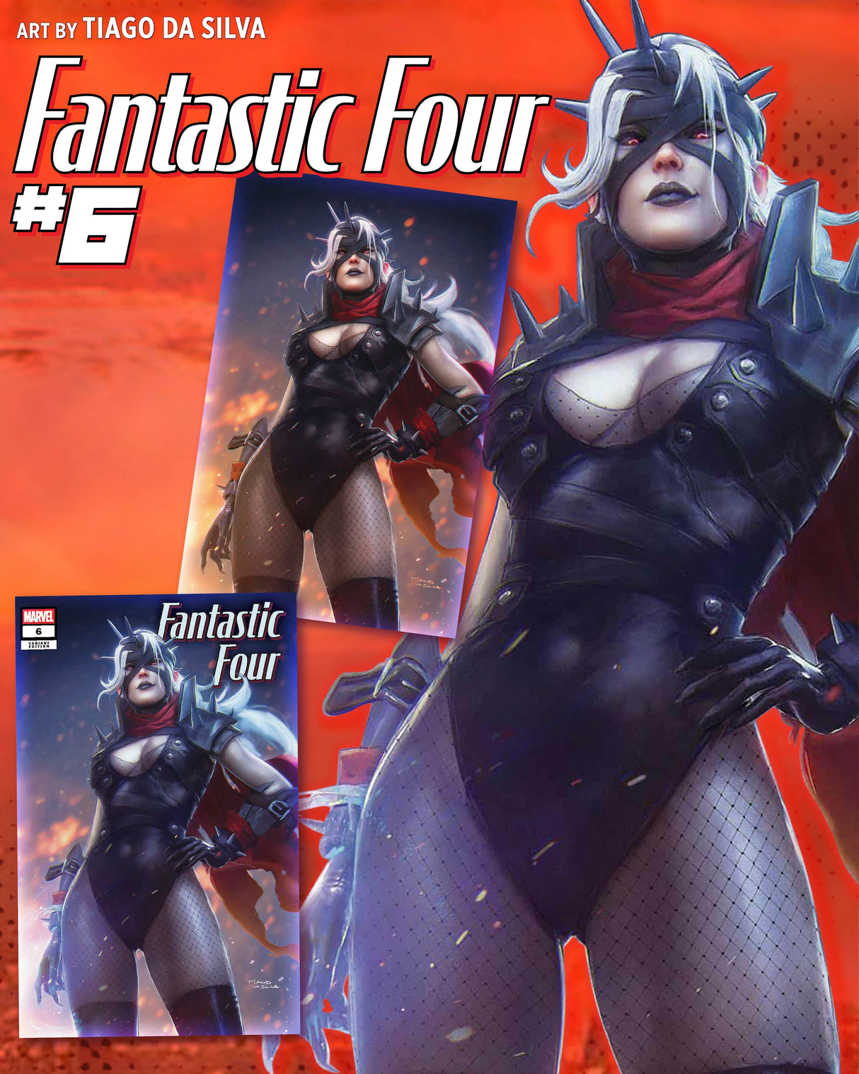 FANTASTIC FOUR #6 SILVA - TRADE DRESS & VIRGIN - SET OF 2