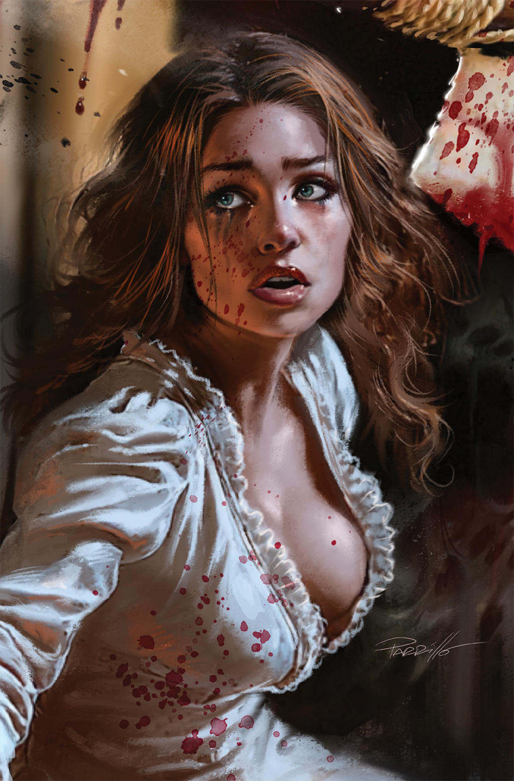 SEEDS OF EVIL #1 PARRILLO - UP CLOSE - VIRGIN - KICKSTARTER EDITION