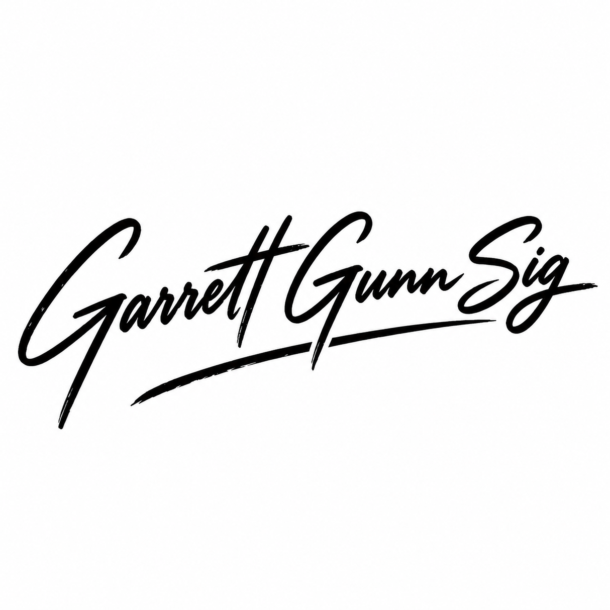 GARRETT GUNN SIGNATURE W/ COA