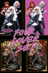 AMAZING SPIER-MAN #25 - EJIKURE & SZERDY - SET OF 4 - ALPHA - LTD 1000