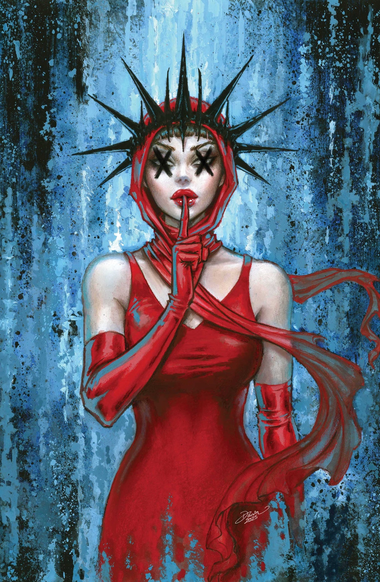 DEPARTMENT OF TRUTH #37 - DAWN MCTEIGUE - BLUE VIRGIN - LTD 500