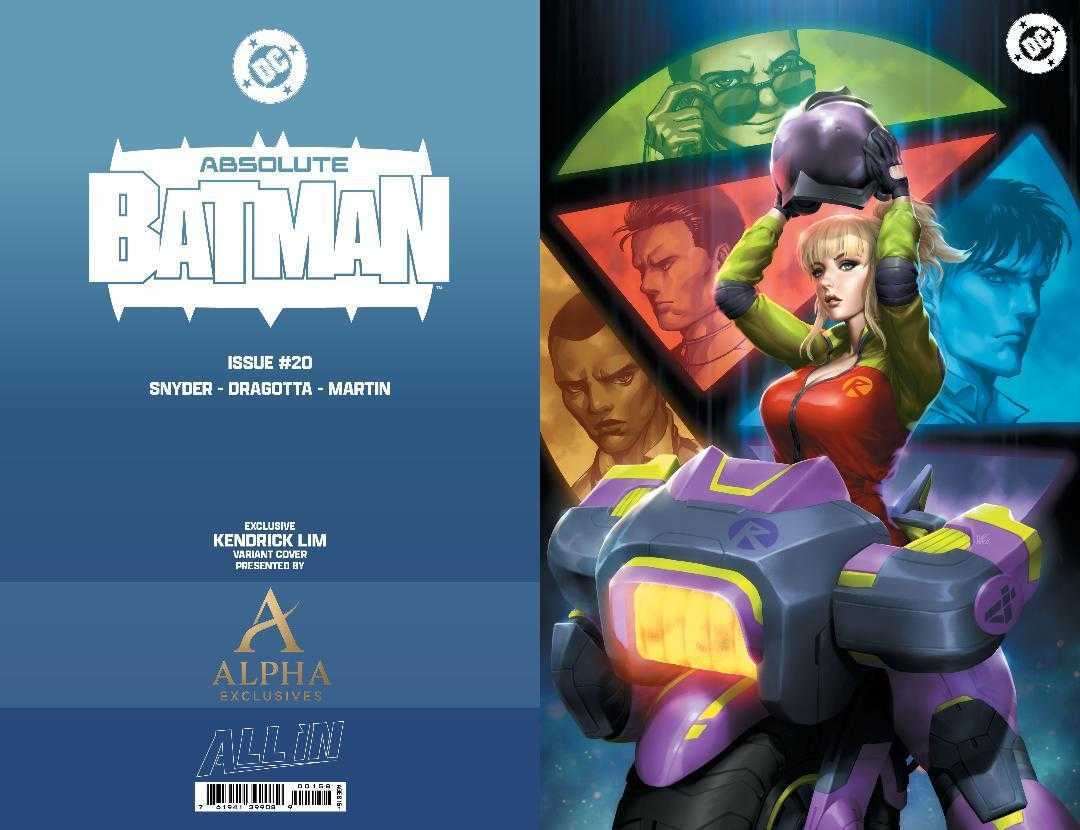 ABSOLUTE BATMAN #20 KENDRICK LIM - ALPHA - VIRGIN - KEY ISSUE - LTD 10
