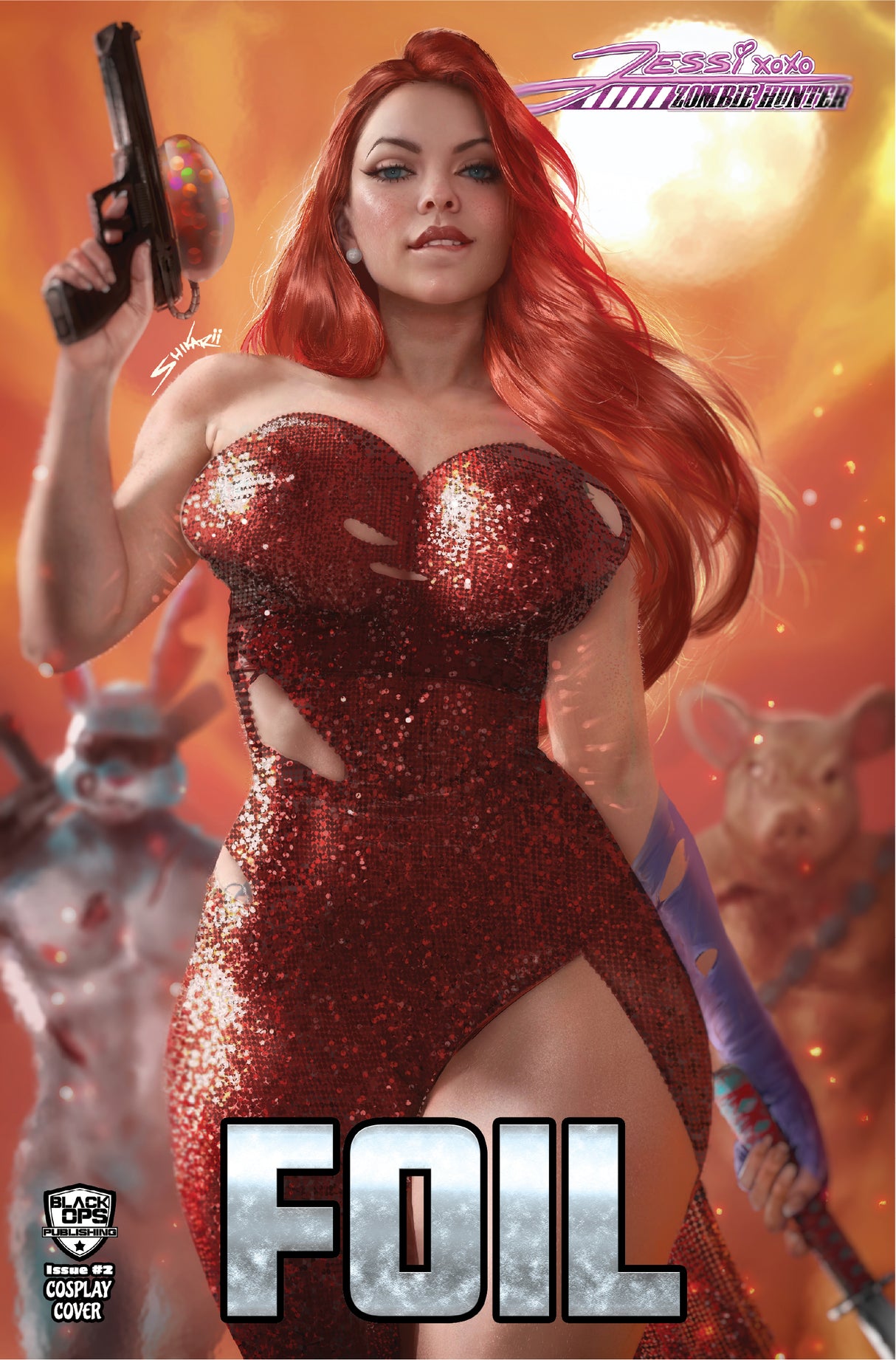 JESSI ZOMBIE HUNTER #2 - SHIKARII - "PISTOL" - TRADE NICE FOIL