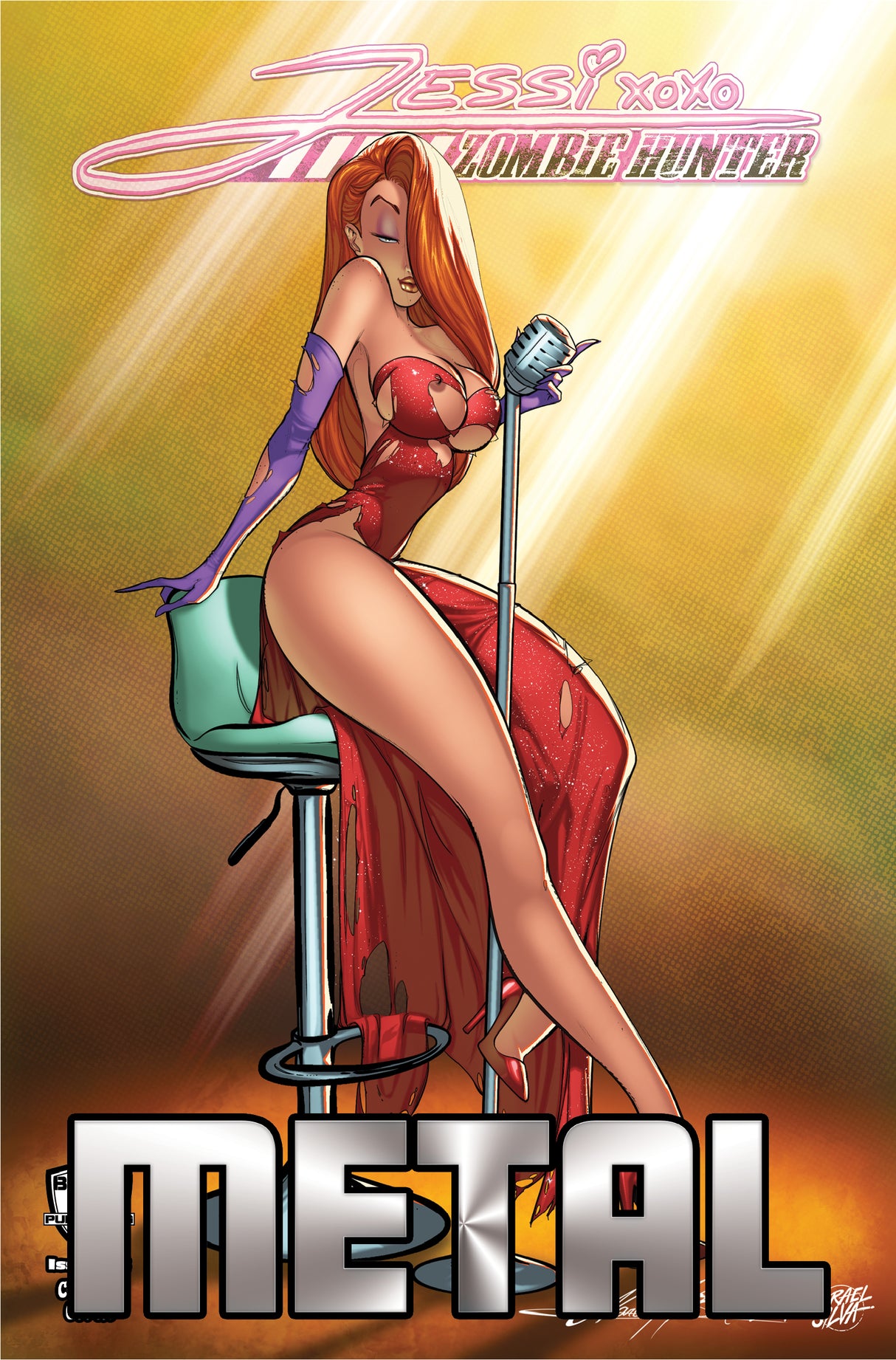 JESSI ZOMBIE HUNTER #2 - NARCELIO SOUSA - "VOXY LADY" - TRADE NAUGHTY METAL
