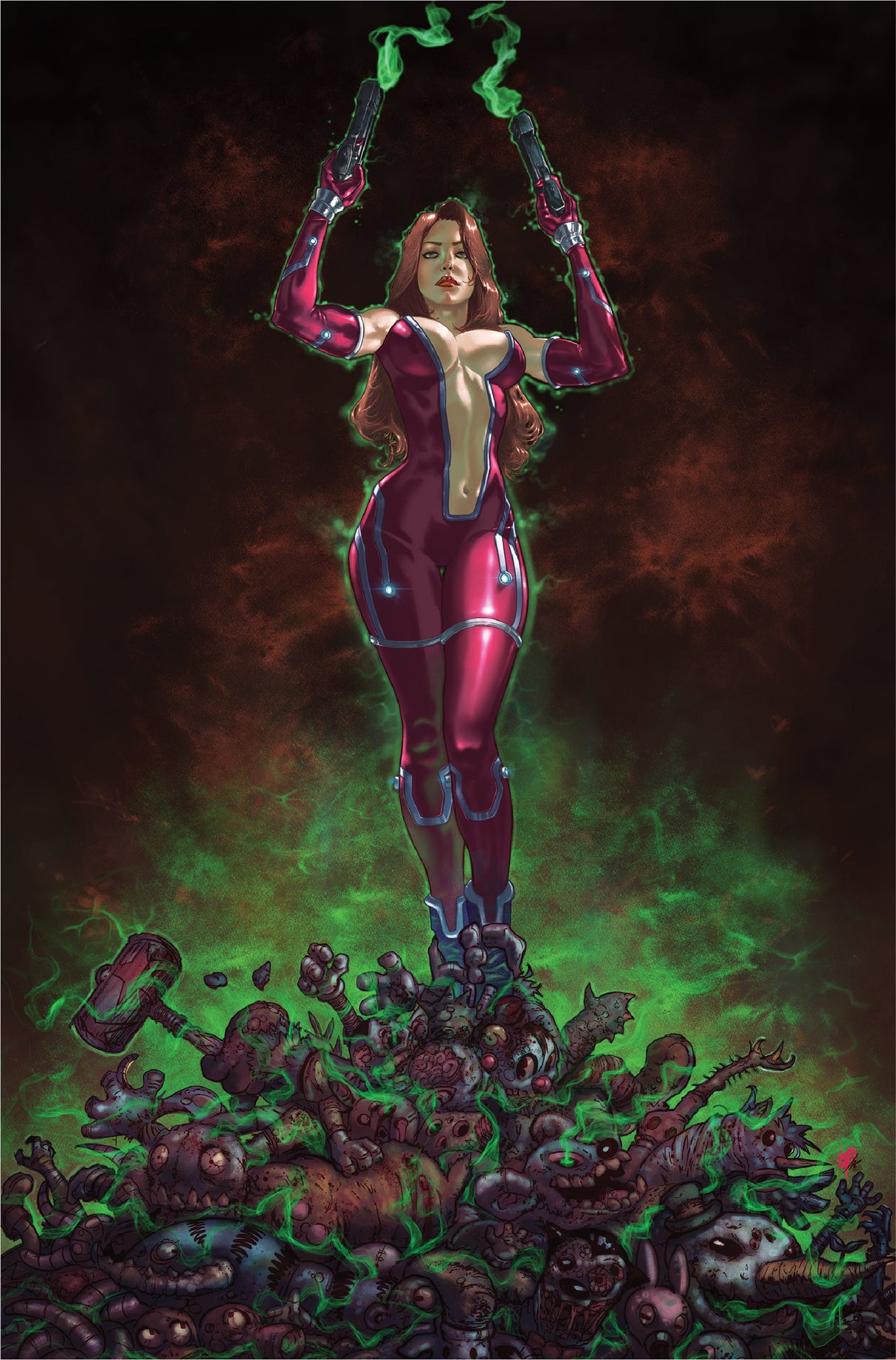 JESSI ZOMBIE HUNTER #2 - ALVARO FELIU - "ZILCH ZILCH BOOM" - 2 BOOK BUNDLE W/ FREE UP CLOSE VIRGIN