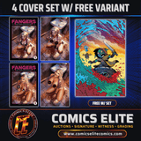 FANGERS #1 - ANANTA ARTH & MOTLEY MONROE - KNEES - 4 COVER SET W/ FREE D'ORC
