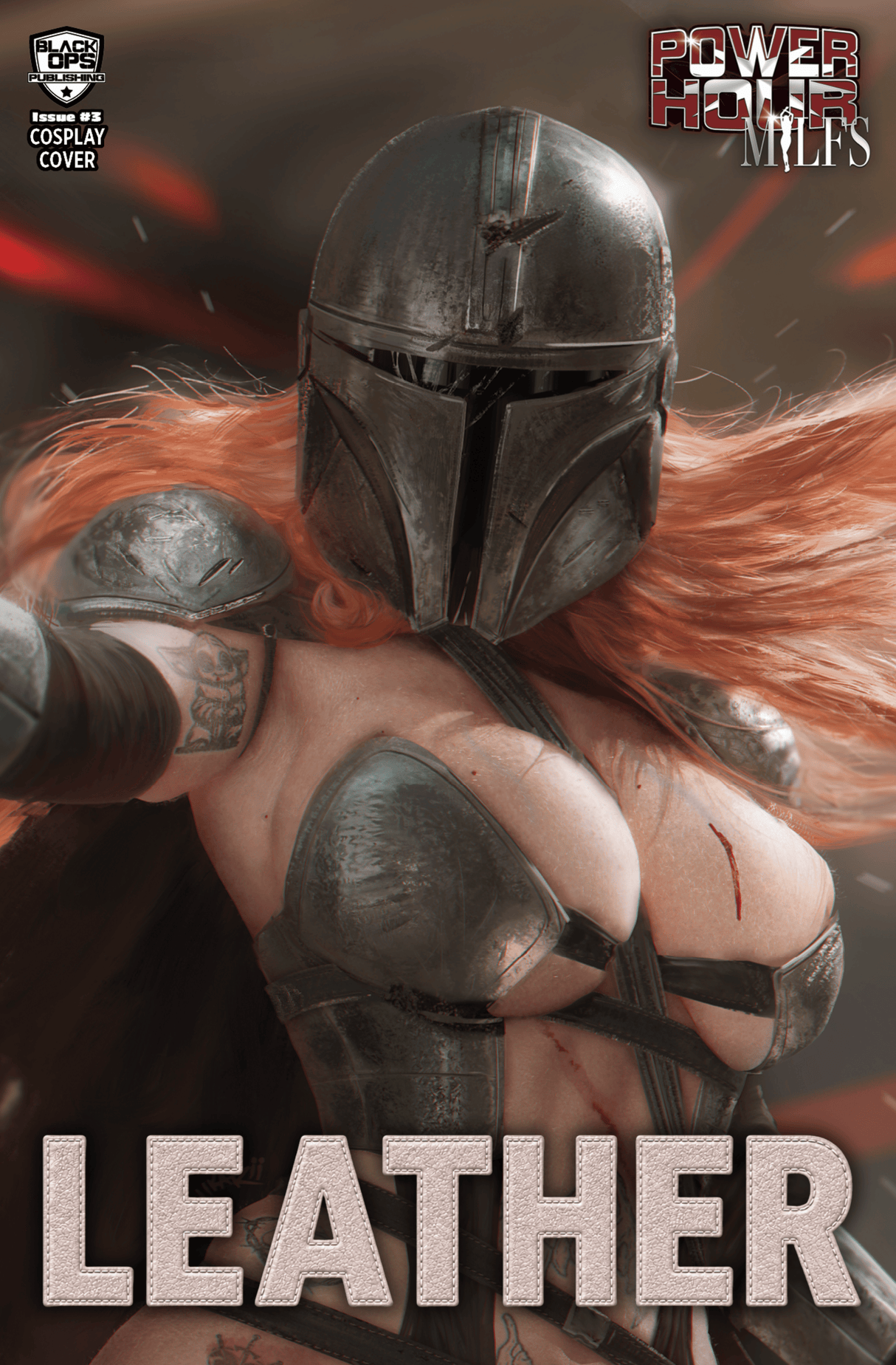 POWER HOUR #3 - SHIKARII "HUNTER" - UP-CLOSE NICE HELMET - LEATHER - LTD 3