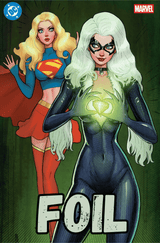SUPERMAN SPIDER-MAN #1  - SZERDY - VIRGIN FOIL - LTD 1000