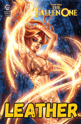 POWER HOUR: THE FALLEN ONE #1 - DAWN MCTEIGUE - MEGACON - BIKINI TRADE- LEATHER - LTD 10