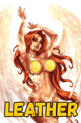 POWER HOUR: THE FALLEN ONE #1 - DAWN MCTEIGUE - MEGACON - VIRGIN NAUGHTY WHITE BG- LEATHER - LTD 10