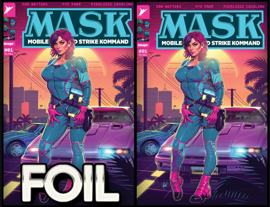 MASK #1 - CEDRIC POULAT - TRADE FOIL & COVER C - 2 COVER SET - (RELEASE: 6/10/26)